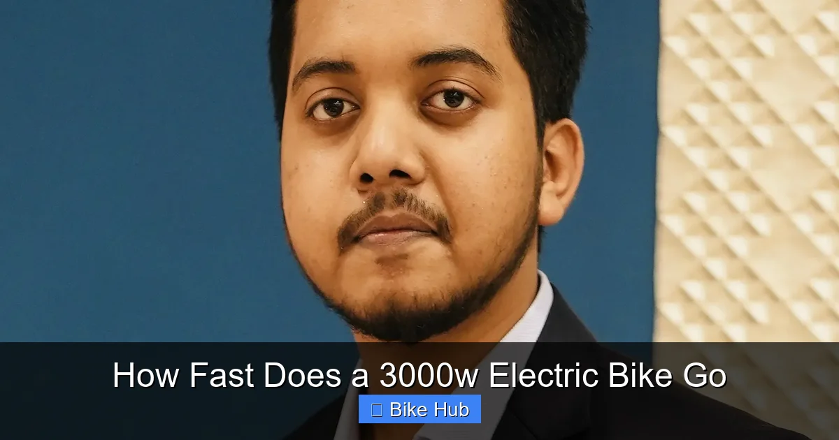 How Fast Does a 3000w Electric Bike Go