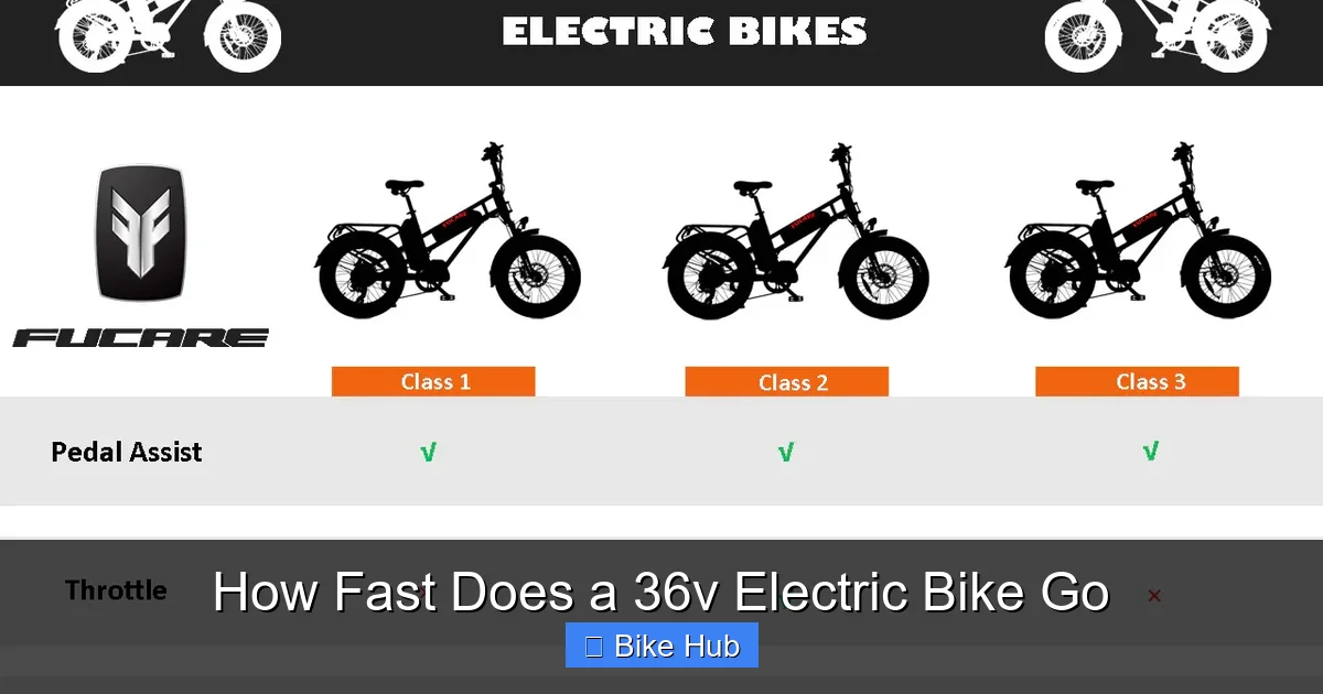 How Fast Does a 36v Electric Bike Go
