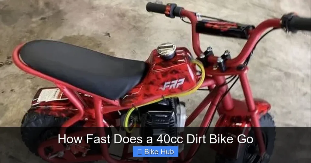 How Fast Does a 40cc Dirt Bike Go
