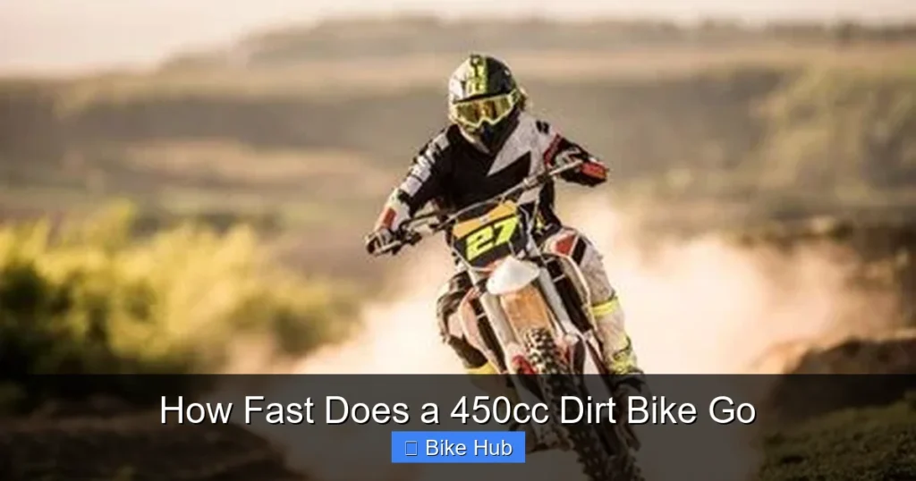 How Fast Does a 450cc Dirt Bike Go