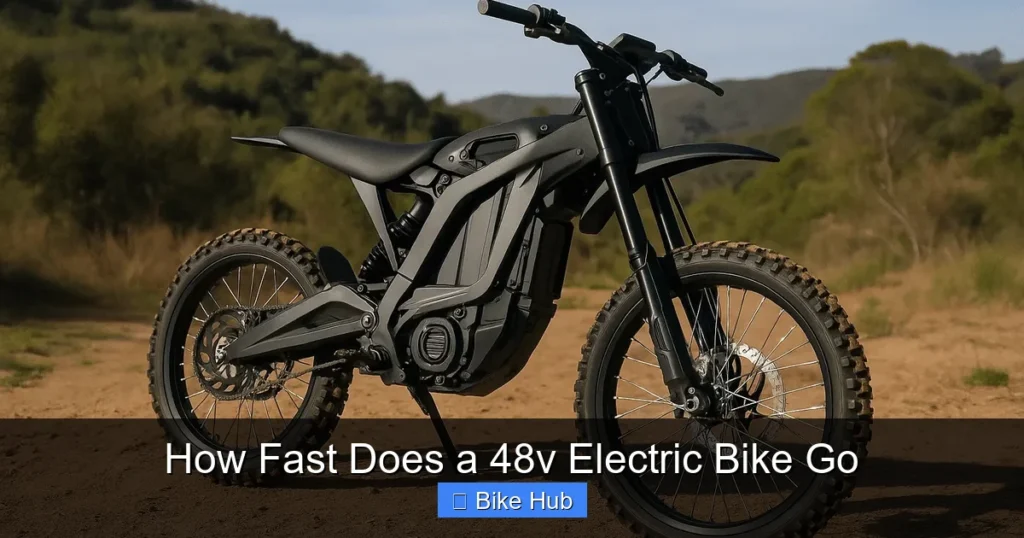 How Fast Does a 48v Electric Bike Go