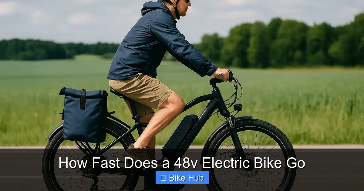 How Fast Does a 48v Electric Bike Go