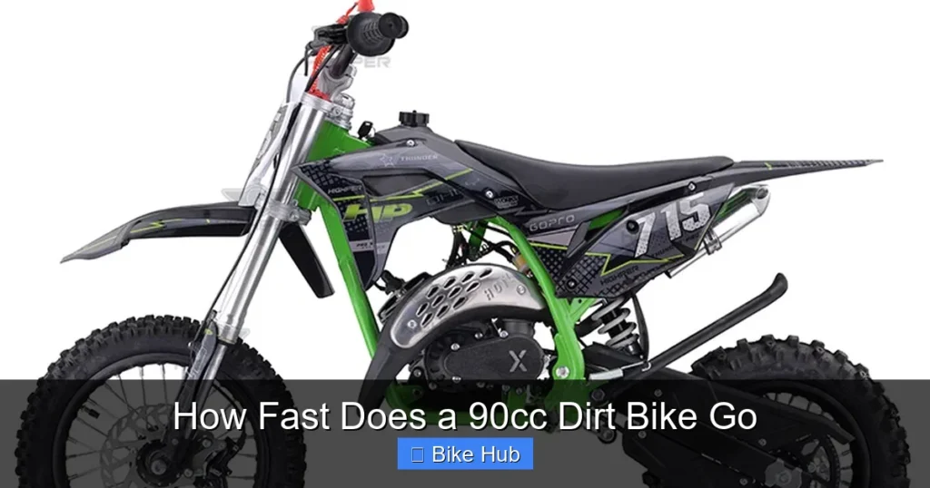 How Fast Does a 90cc Dirt Bike Go