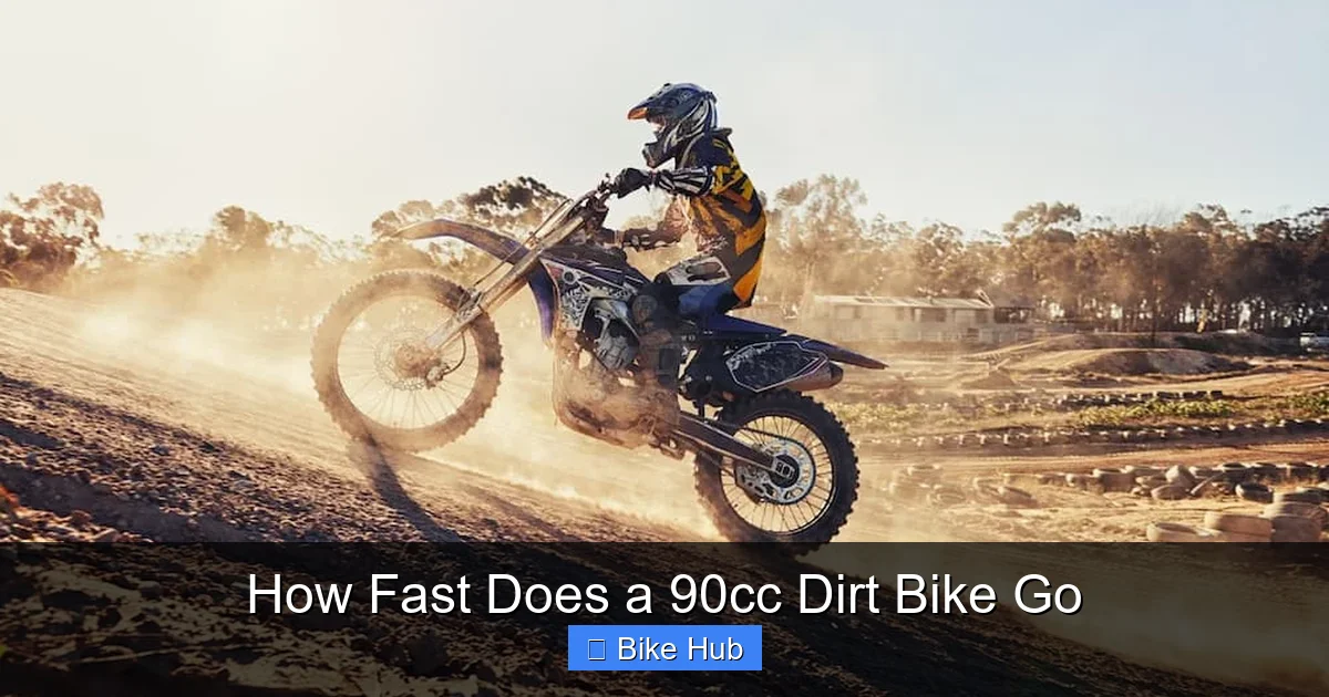 How Fast Does a 90cc Dirt Bike Go