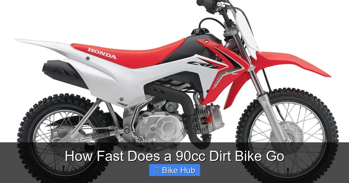 How Fast Does a 90cc Dirt Bike Go