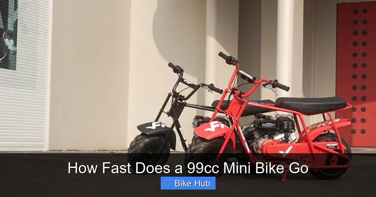 How Fast Does a 99cc Mini Bike Go
