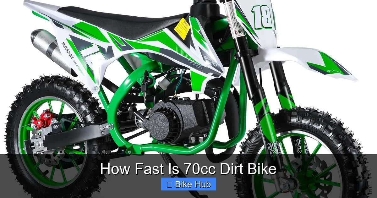 How Fast Is 70cc Dirt Bike
