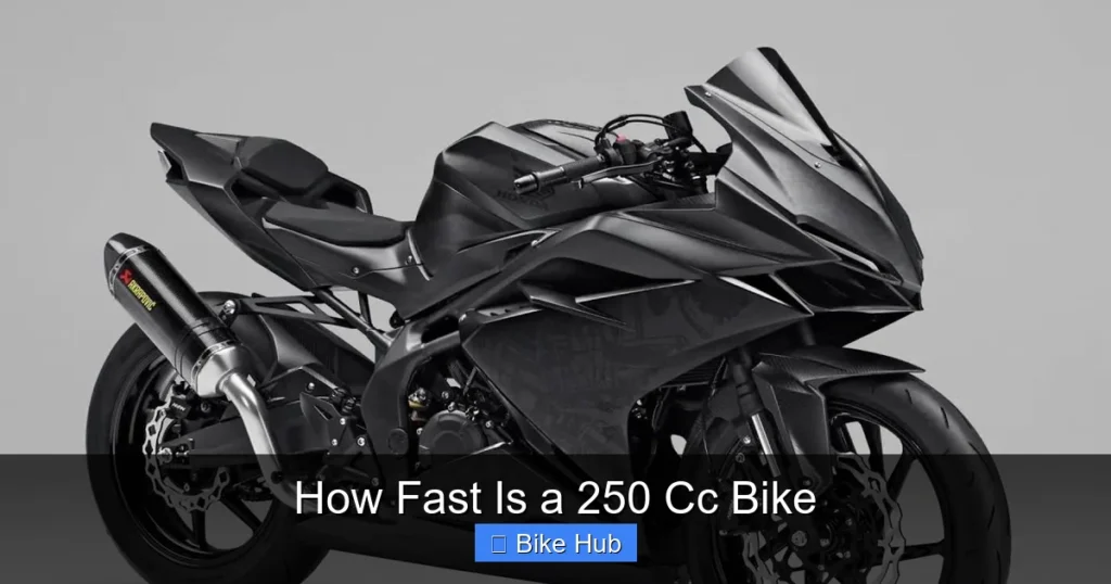 How Fast Is a 250 Cc Bike
