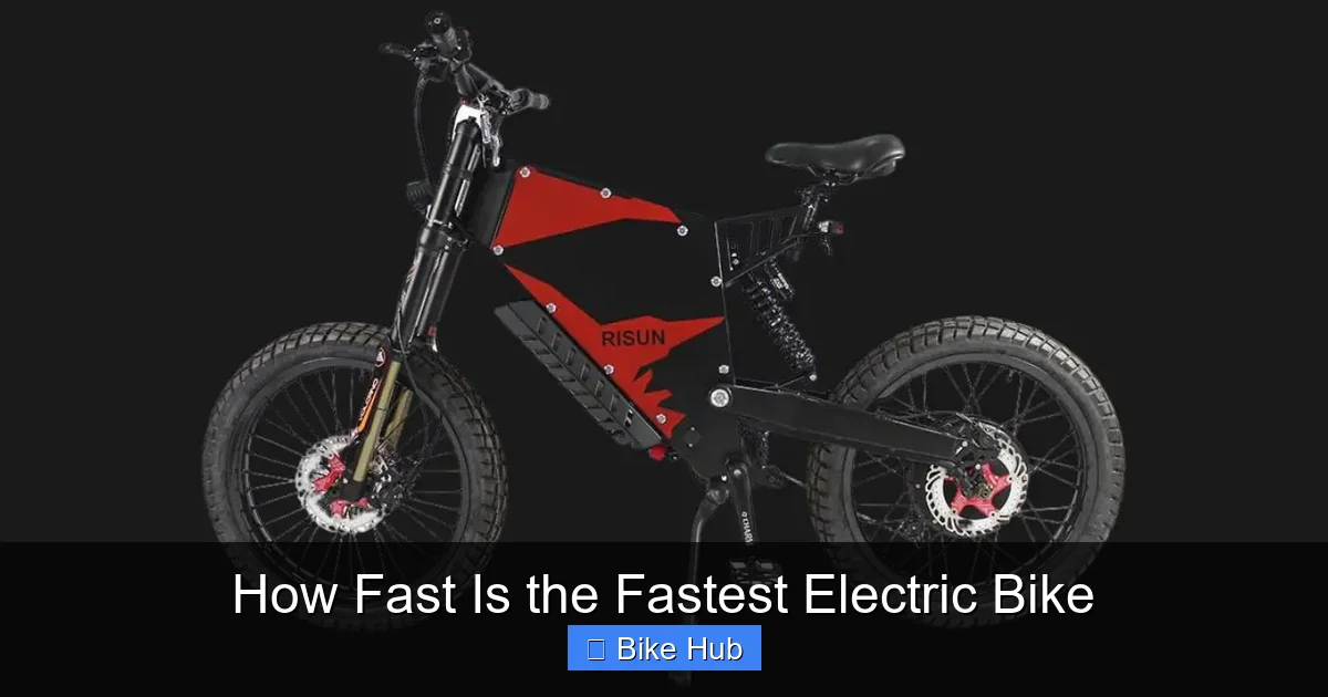 How Fast Is the Fastest Electric Bike