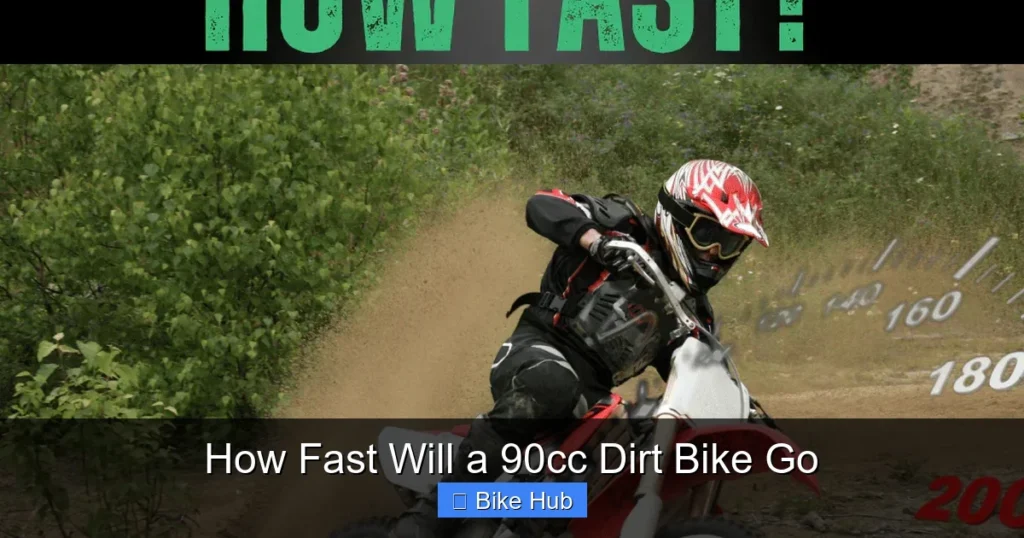 How Fast Will a 90cc Dirt Bike Go