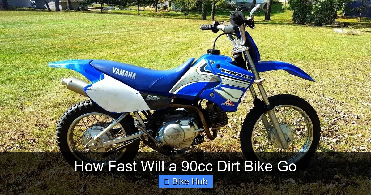 How Fast Will a 90cc Dirt Bike Go