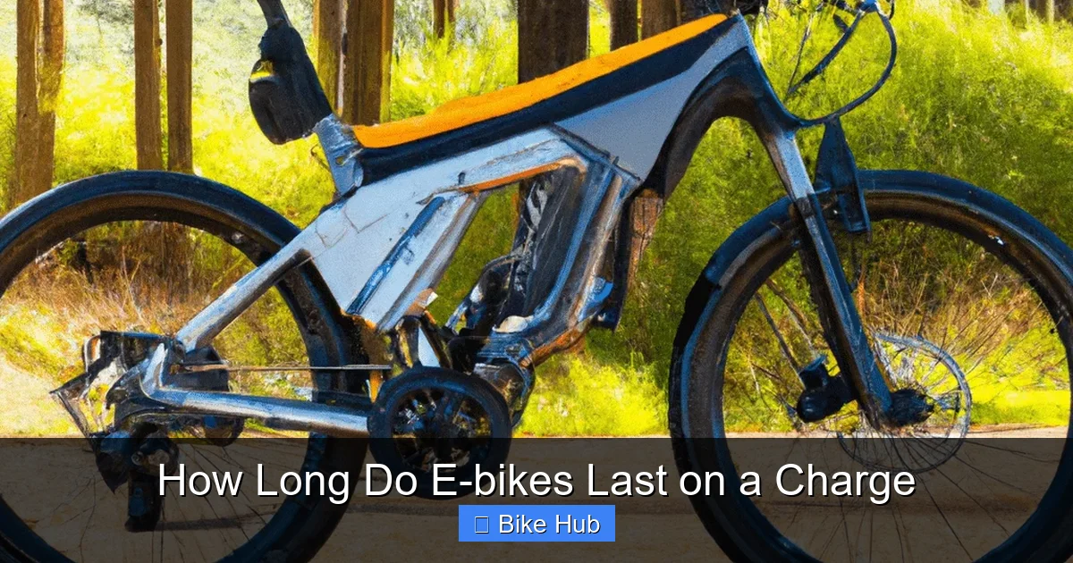 How Long Do E-bikes Last on a Charge