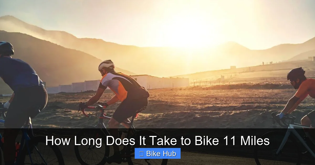 How Long Does It Take to Bike 11 Miles