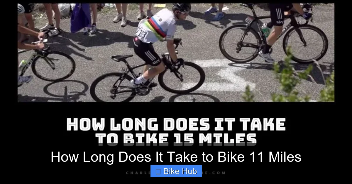 How Long Does It Take to Bike 11 Miles