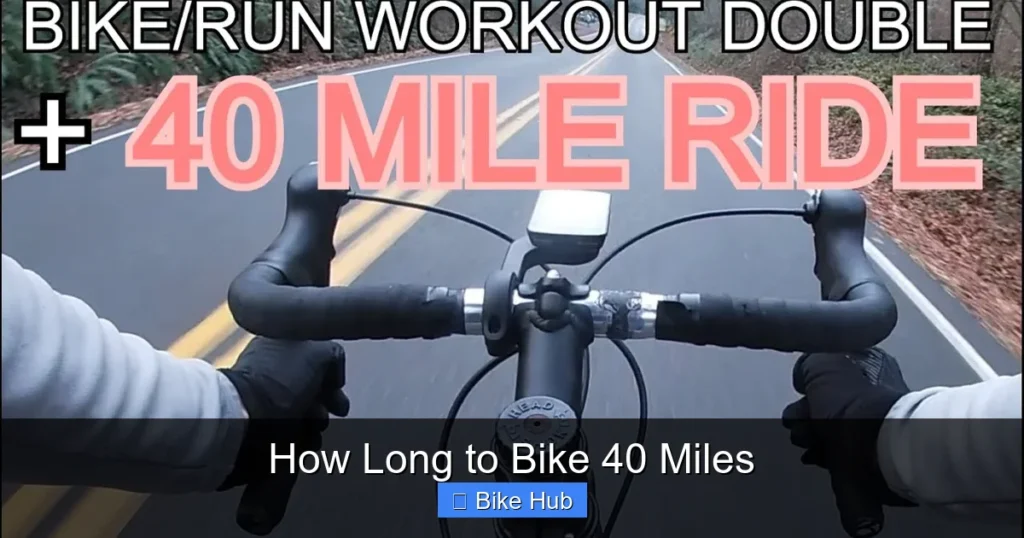 How Long to Bike 40 Miles