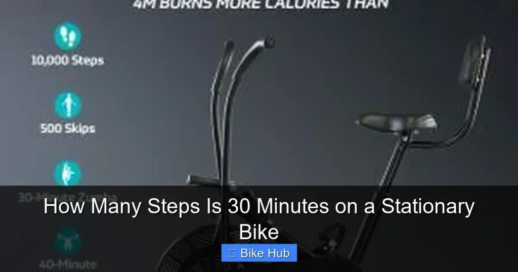 How Many Steps Is 30 Minutes on a Stationary Bike