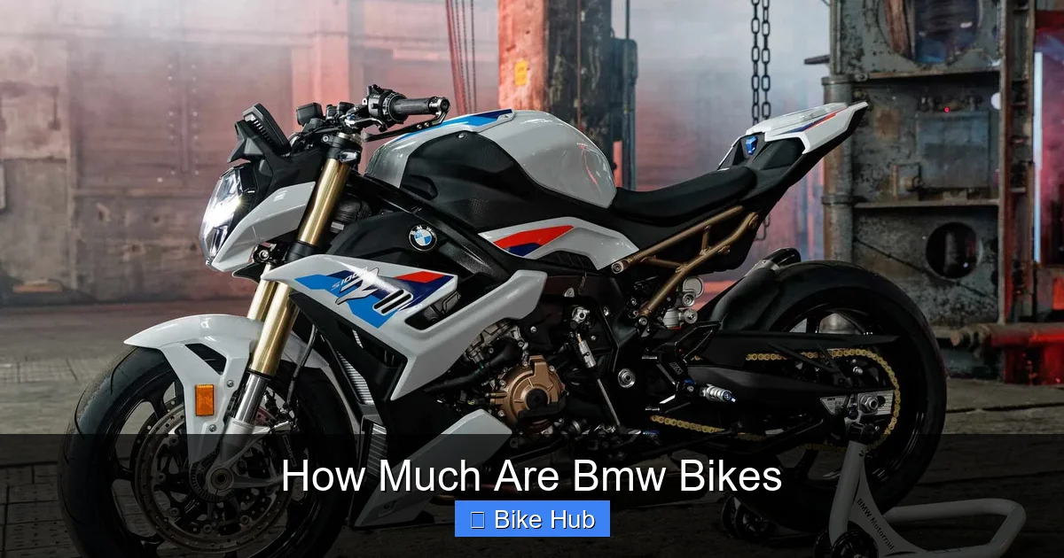 How Much Are Bmw Bikes