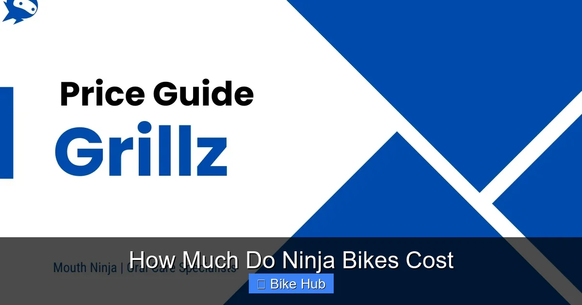 How Much Do Ninja Bikes Cost