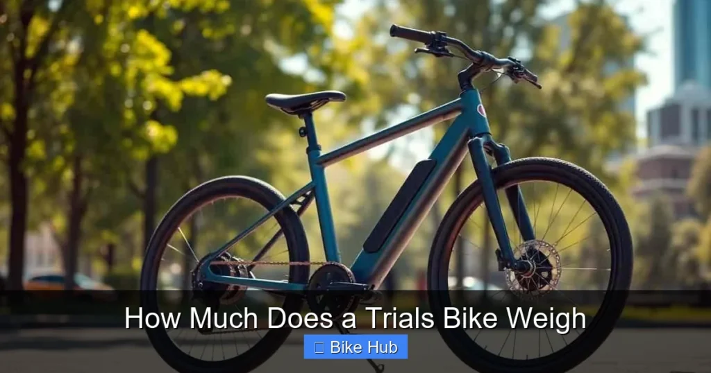 How Much Does a Trials Bike Weigh