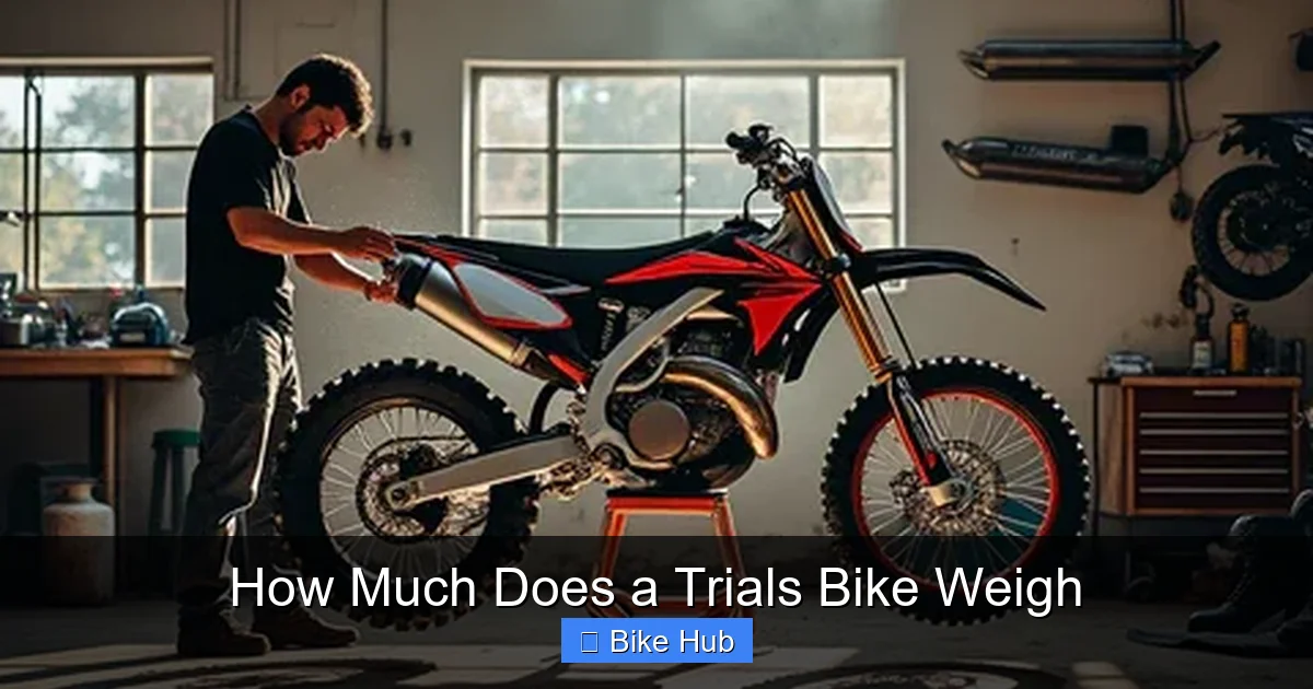 How Much Does a Trials Bike Weigh