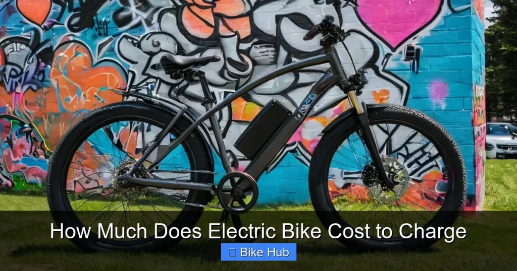 How Much Does Electric Bike Cost to Charge