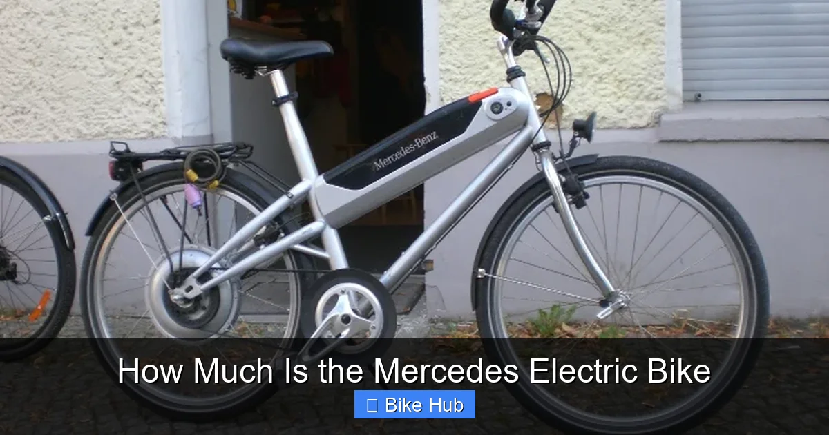 How Much Is the Mercedes Electric Bike