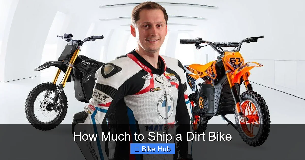 How Much to Ship a Dirt Bike