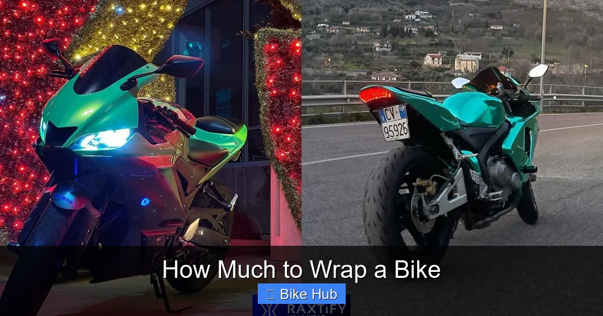 How Much to Wrap a Bike