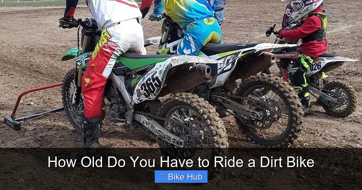 How Old Do You Have to Ride a Dirt Bike