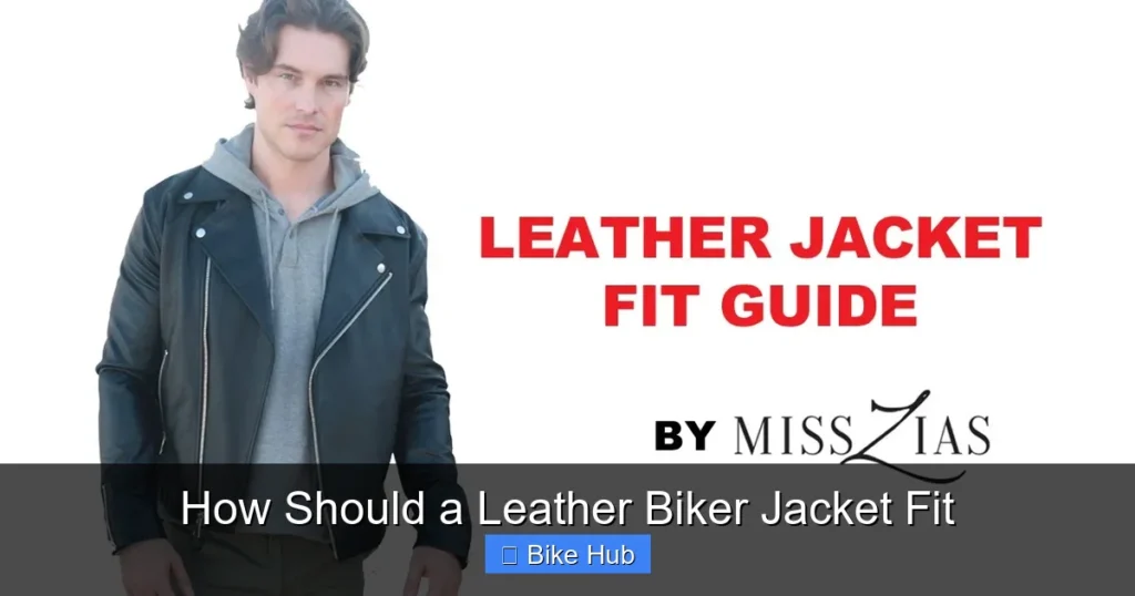 How Should a Leather Biker Jacket Fit