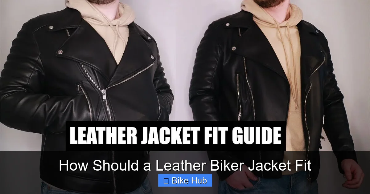 How Should a Leather Biker Jacket Fit