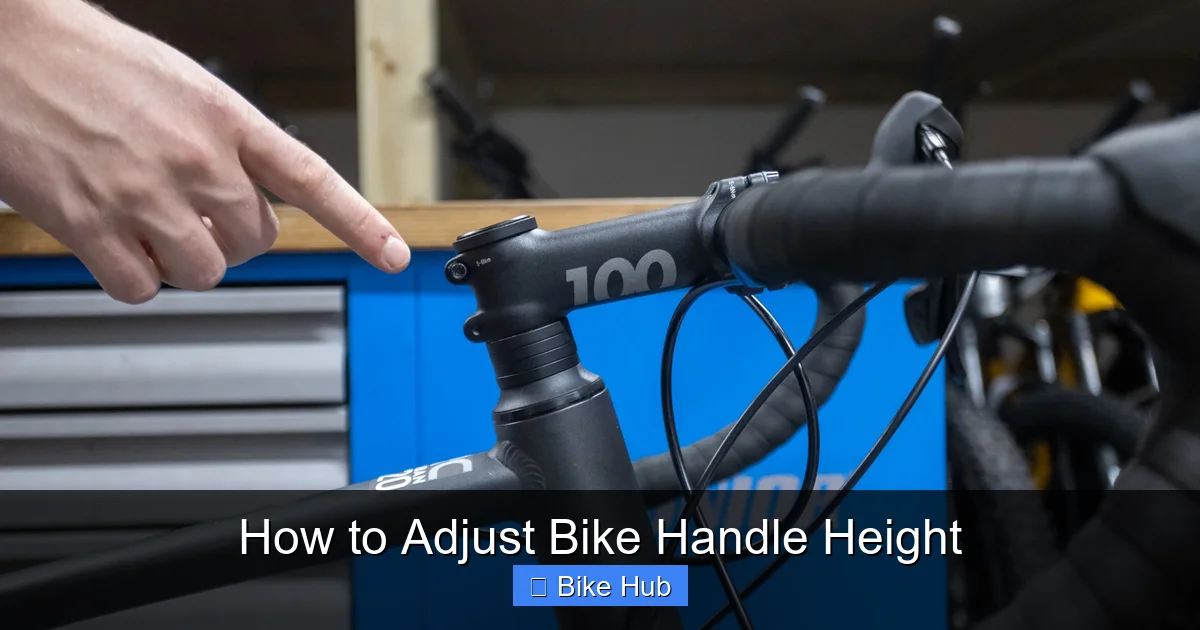 How to Adjust Bike Handle Height