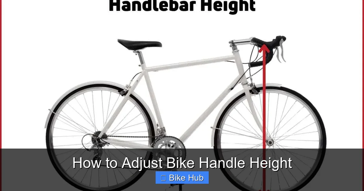 How to Adjust Bike Handle Height