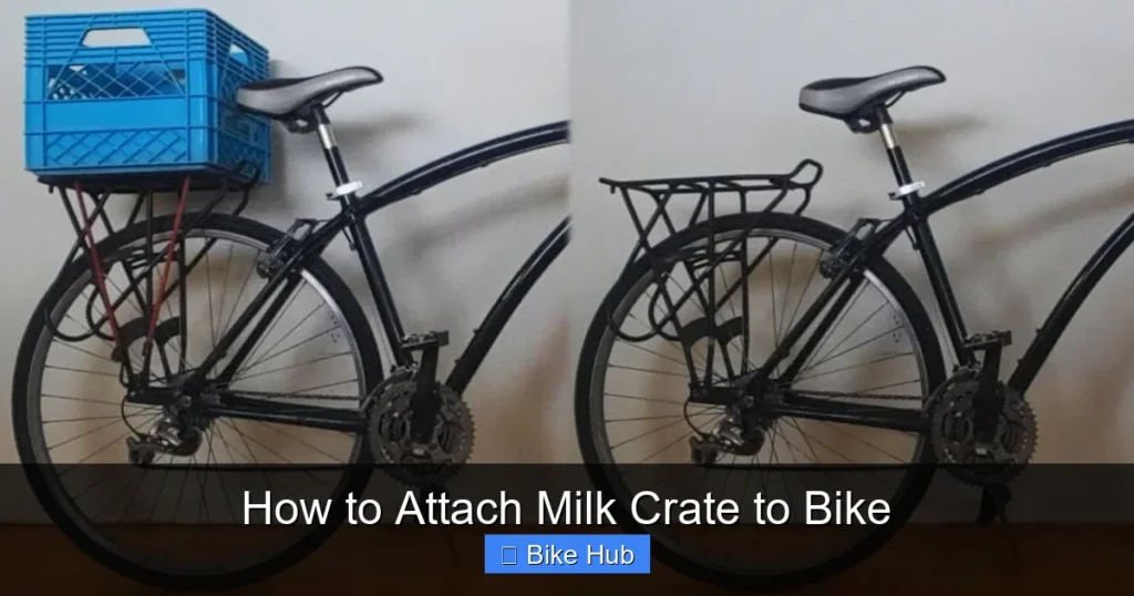How to Attach Milk Crate to Bike