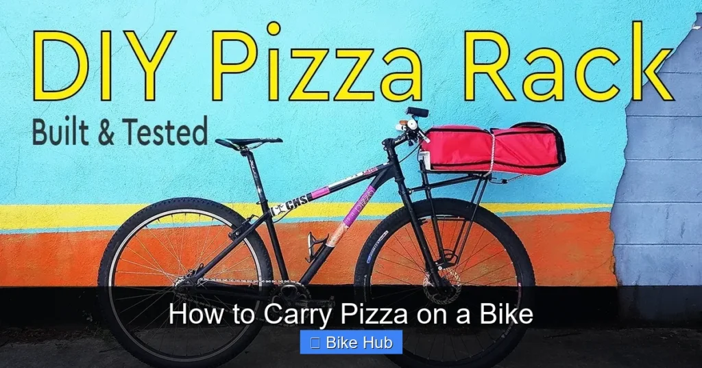 How to Carry Pizza on a Bike