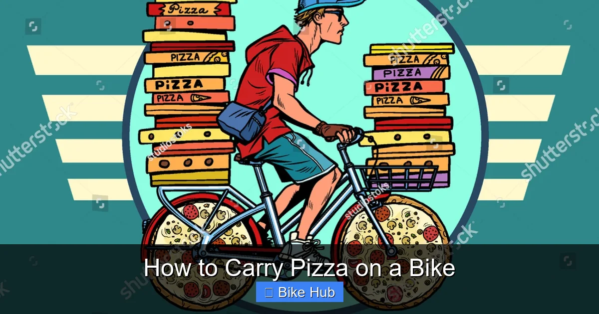 How to Carry Pizza on a Bike