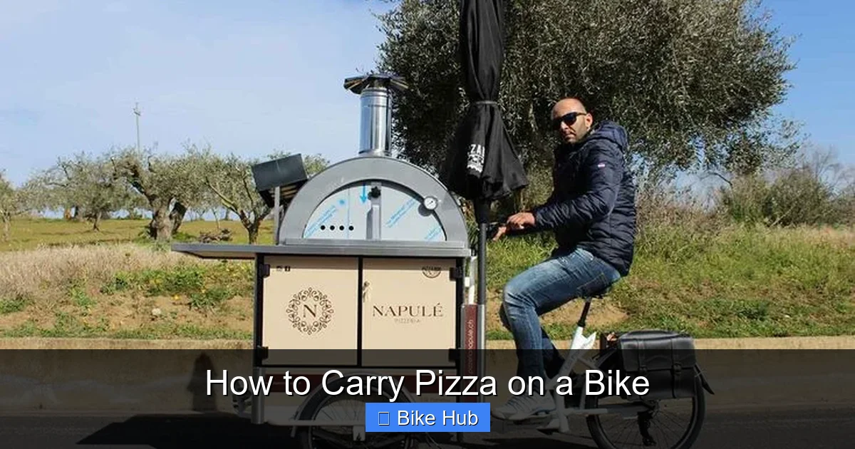 How to Carry Pizza on a Bike