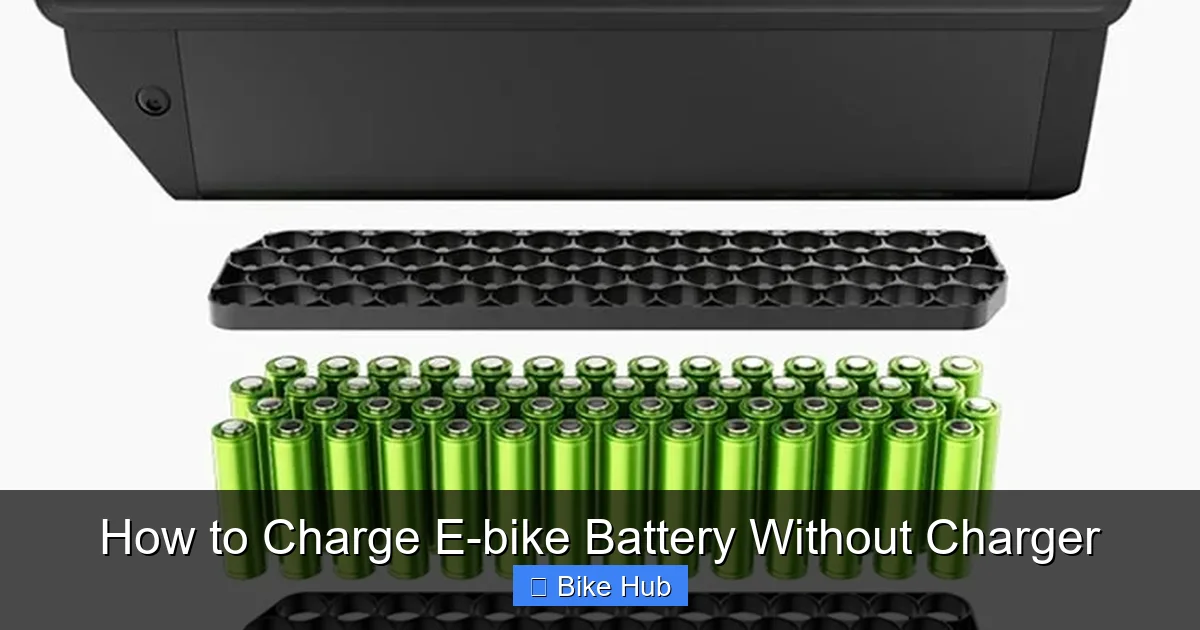 How to Charge E-bike Battery Without Charger