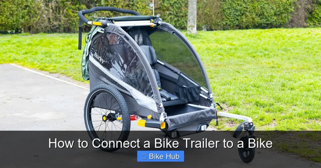 How to Connect a Bike Trailer to a Bike