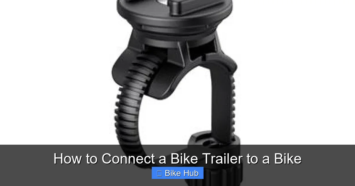 How to Connect a Bike Trailer to a Bike