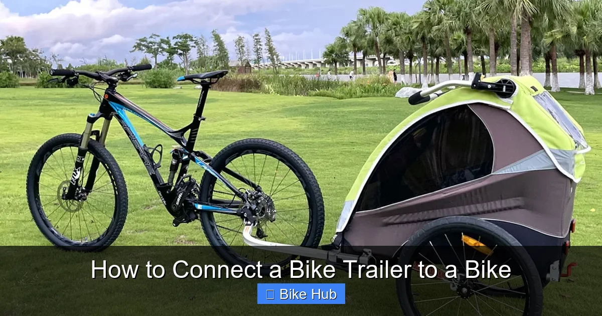 How to Connect a Bike Trailer to a Bike