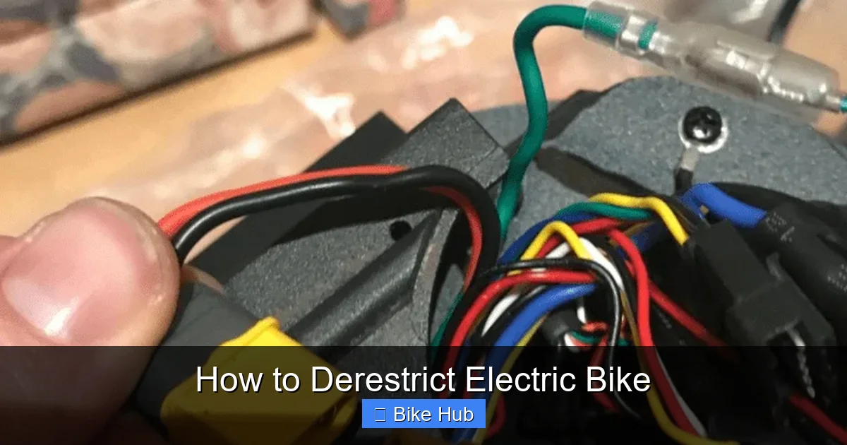How to Derestrict Electric Bike