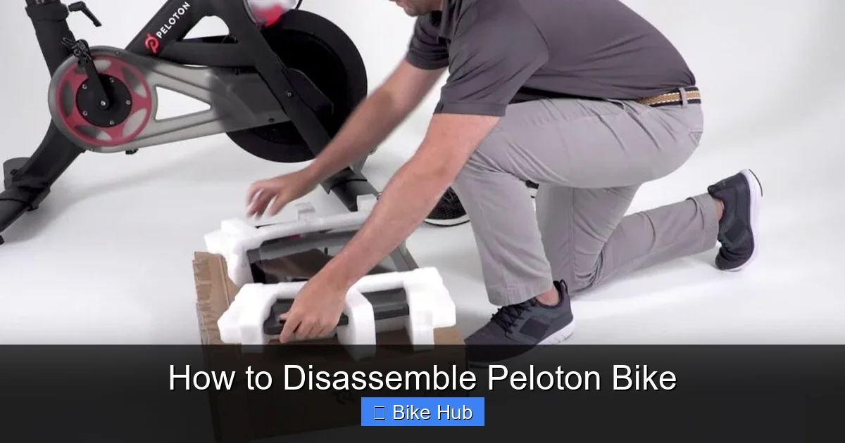 How to Disassemble Peloton Bike