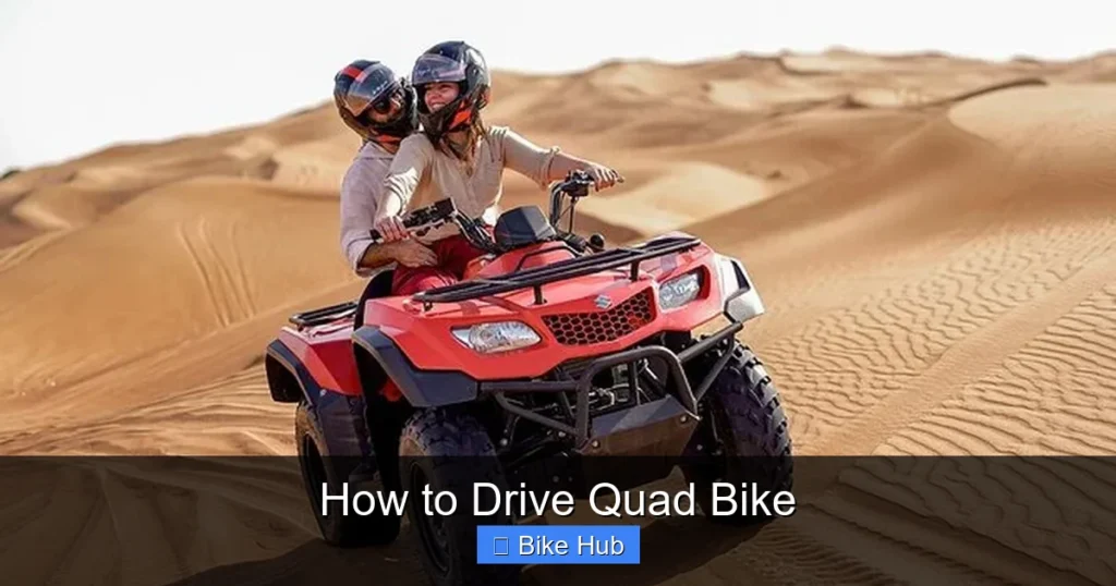 How to Drive Quad Bike