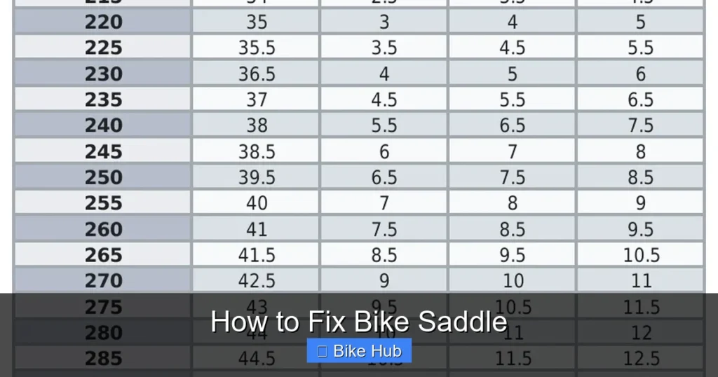 How to Fix Bike Saddle