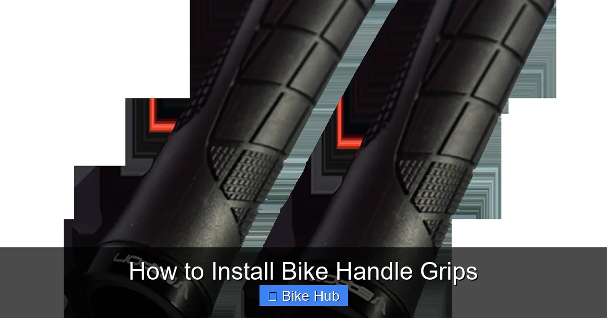 How to Install Bike Handle Grips