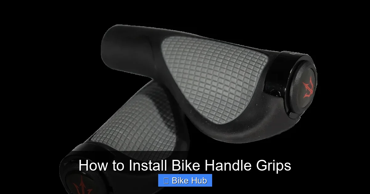 How to Install Bike Handle Grips