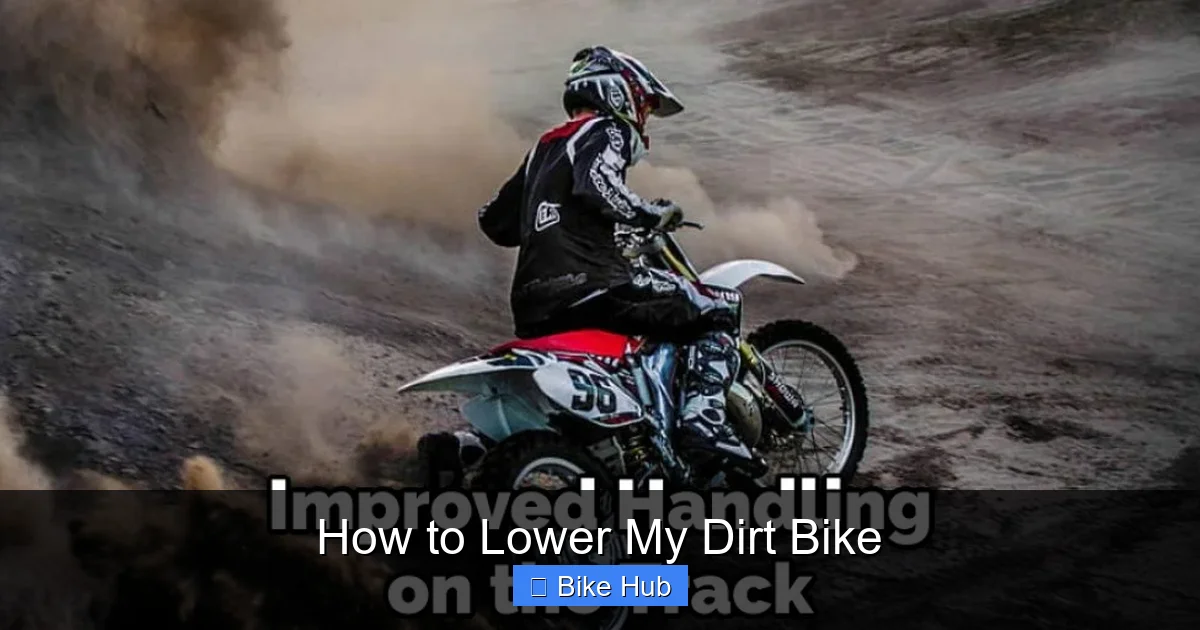 How to Lower My Dirt Bike