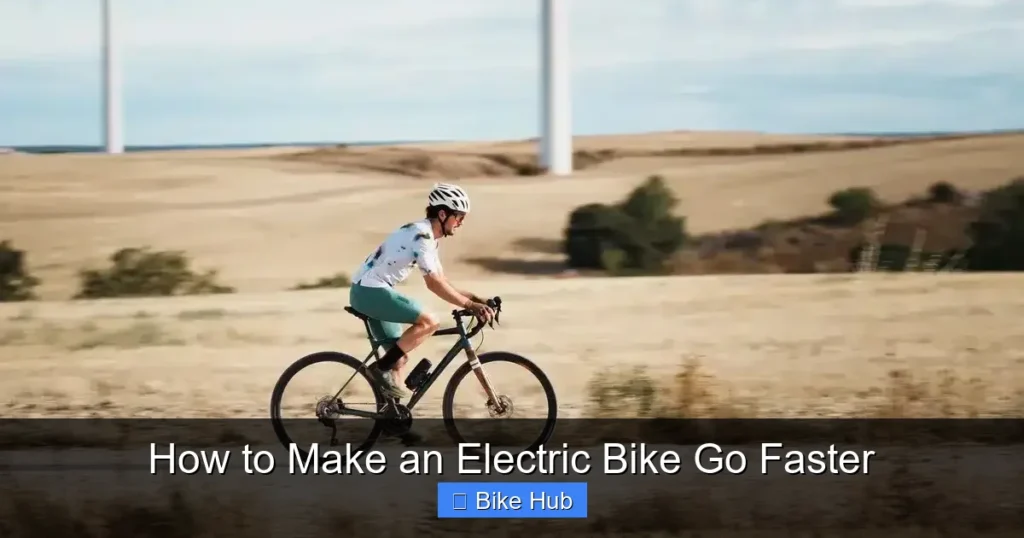 How to Make an Electric Bike Go Faster