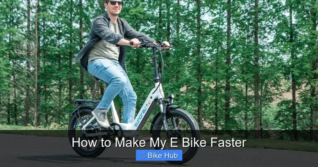 How to Make My E Bike Faster